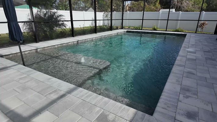 Exquisite Pool & Spa custom inground pool build