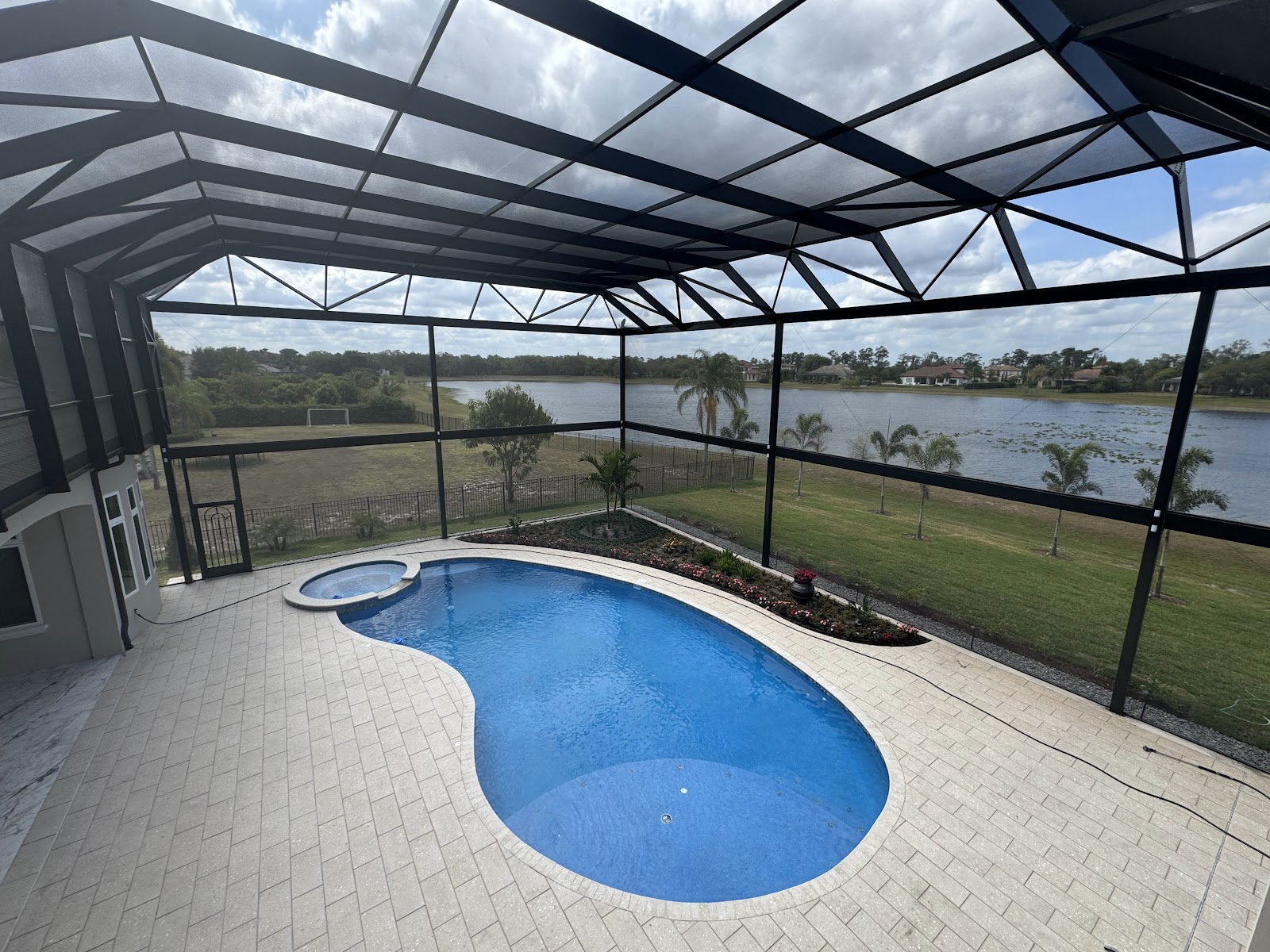 ED Aluminum Construction outdoor pool installation