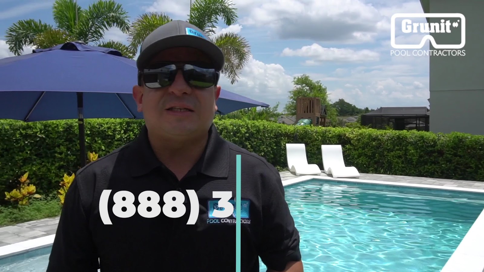 Grunit Pool Contractors completed pool and spa work