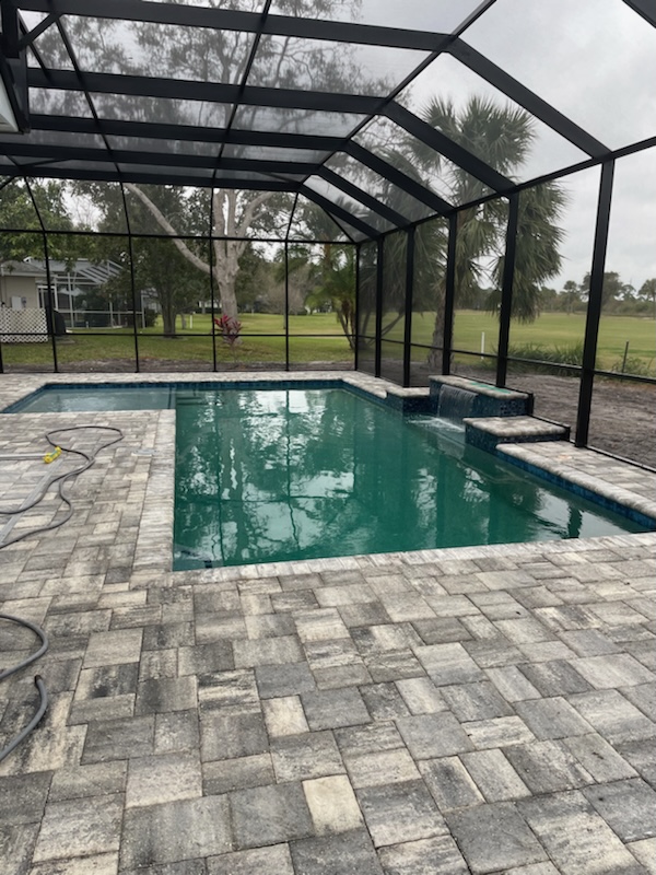 McMillan Pool Construction, Inc. custom inground pool build