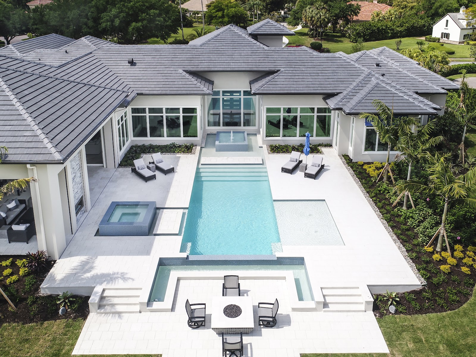 Nassau Pools Construction Inc pool project