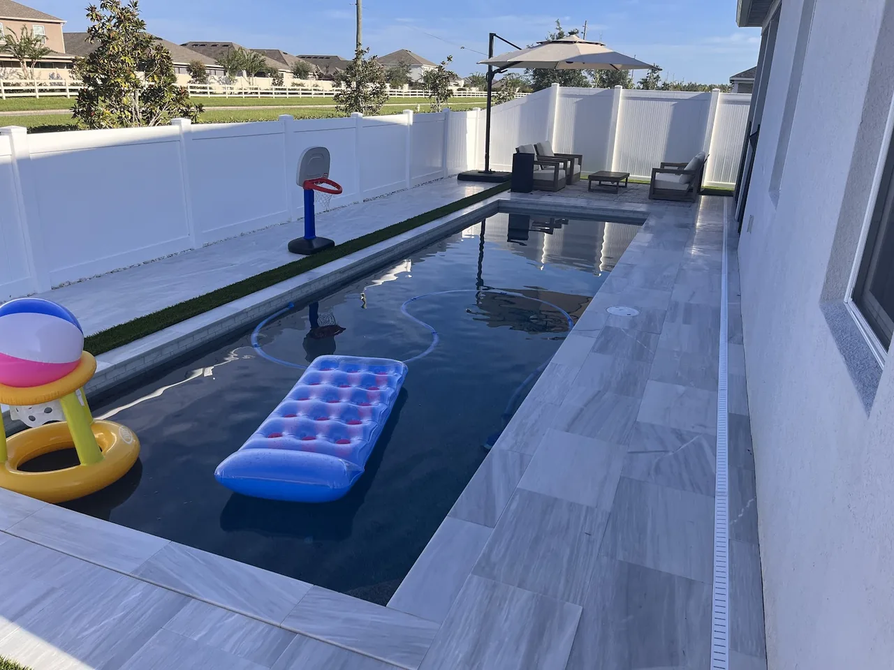 All Seasons Pools pool project