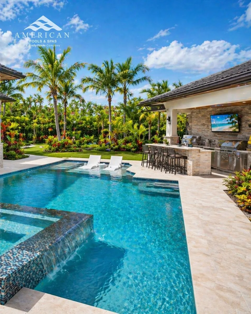 American Pools & Spas Inc pool project