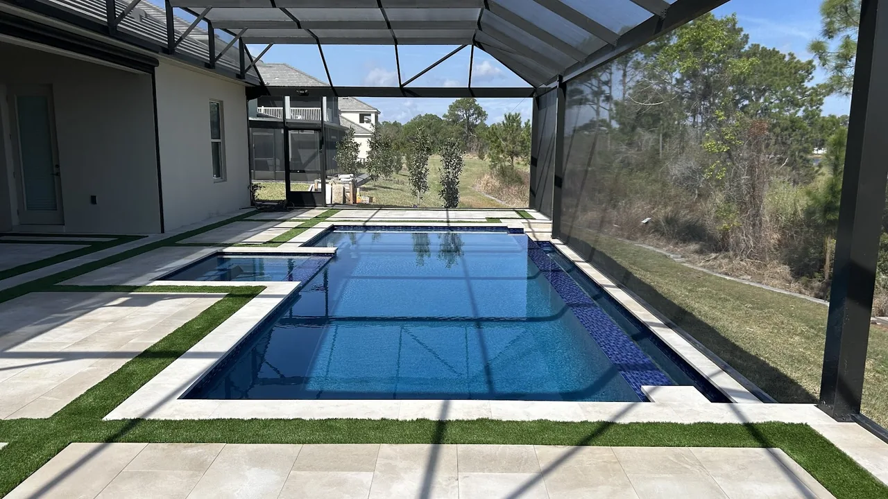 Central Florida Pools pool project