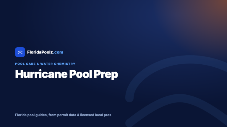 How to Prepare Your Pool for a Hurricane in Florida