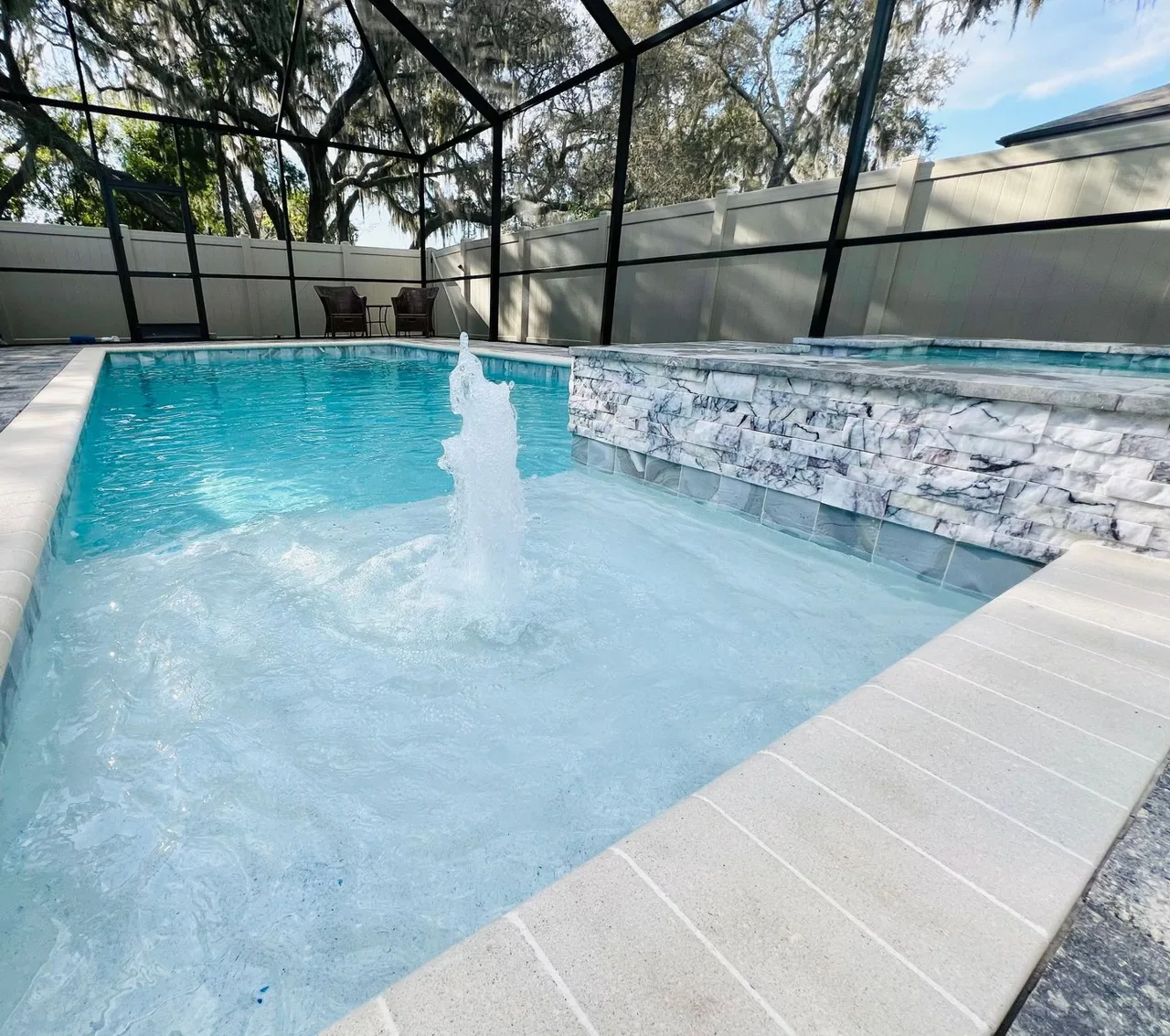 Lee Custom Pools pool project