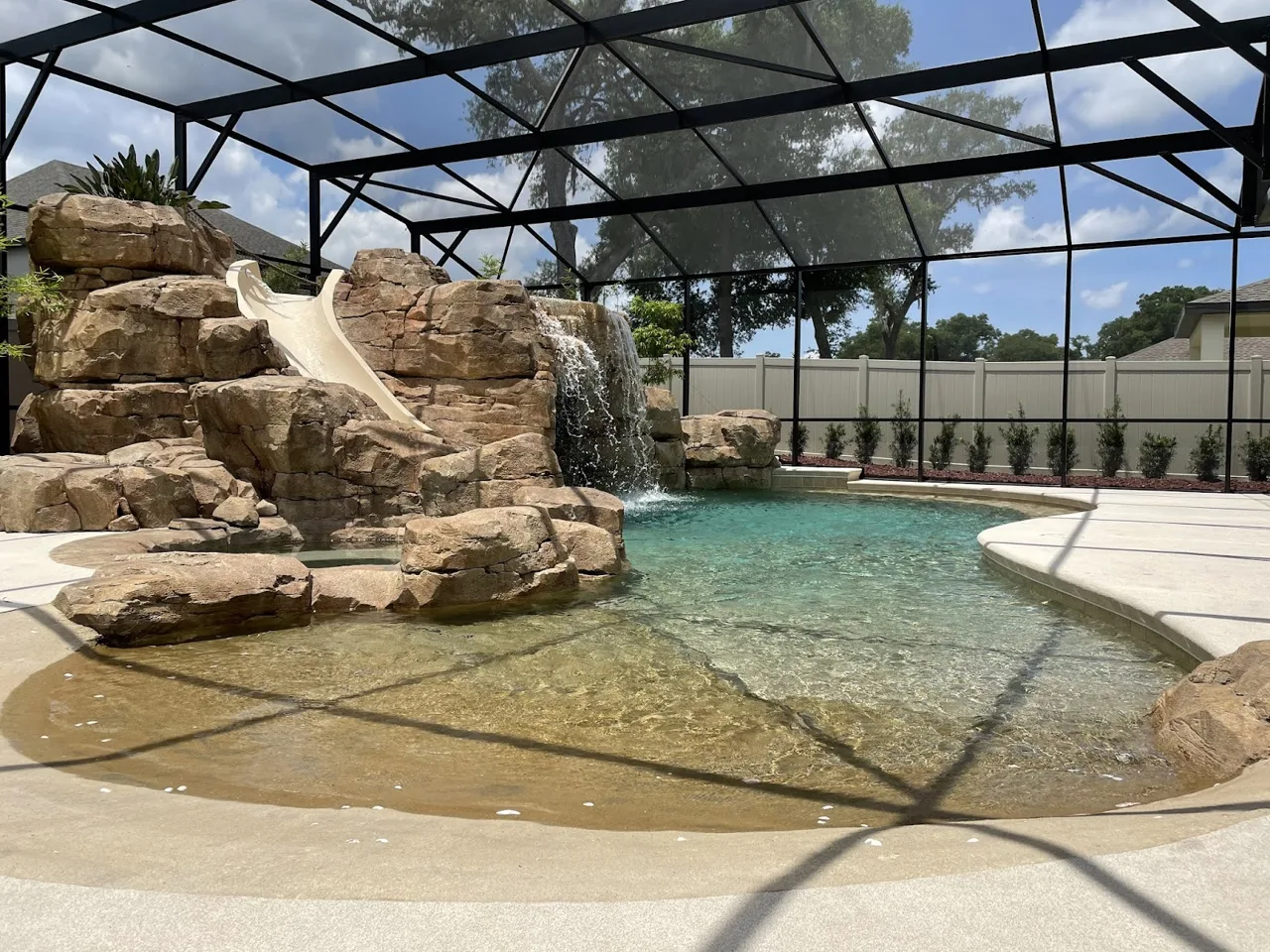 Paradise Pools By Design pool project
