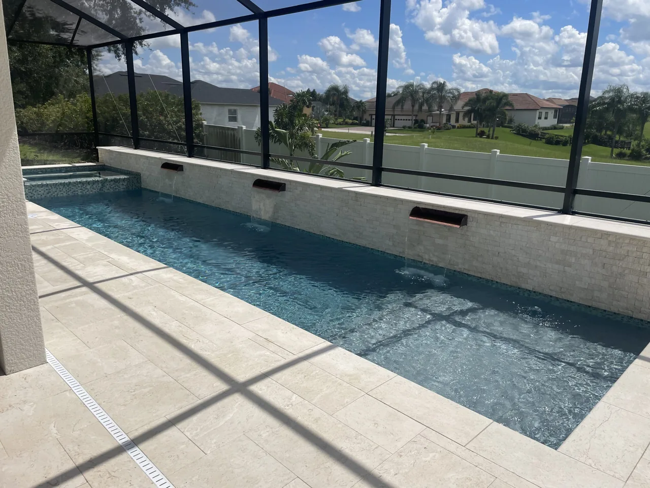 Serenity Pools and Spas Inc. pool project