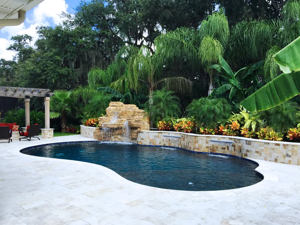 Serenity Pools and Spas Inc. pool project