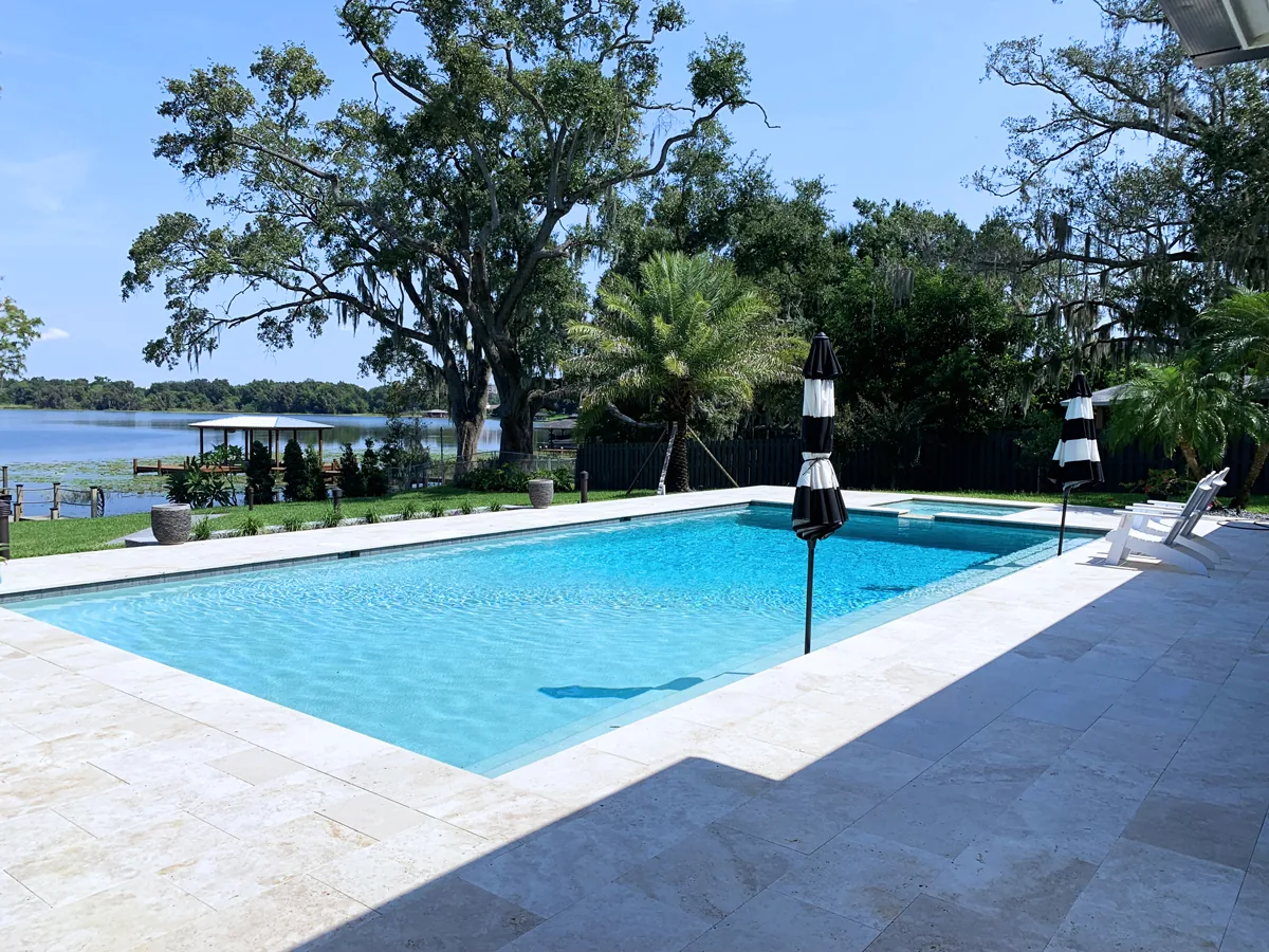 Serenity Pools and Spas Inc. pool project