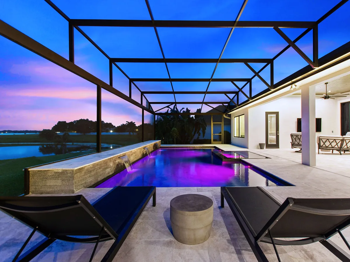 Serenity Pools and Spas Inc. pool project