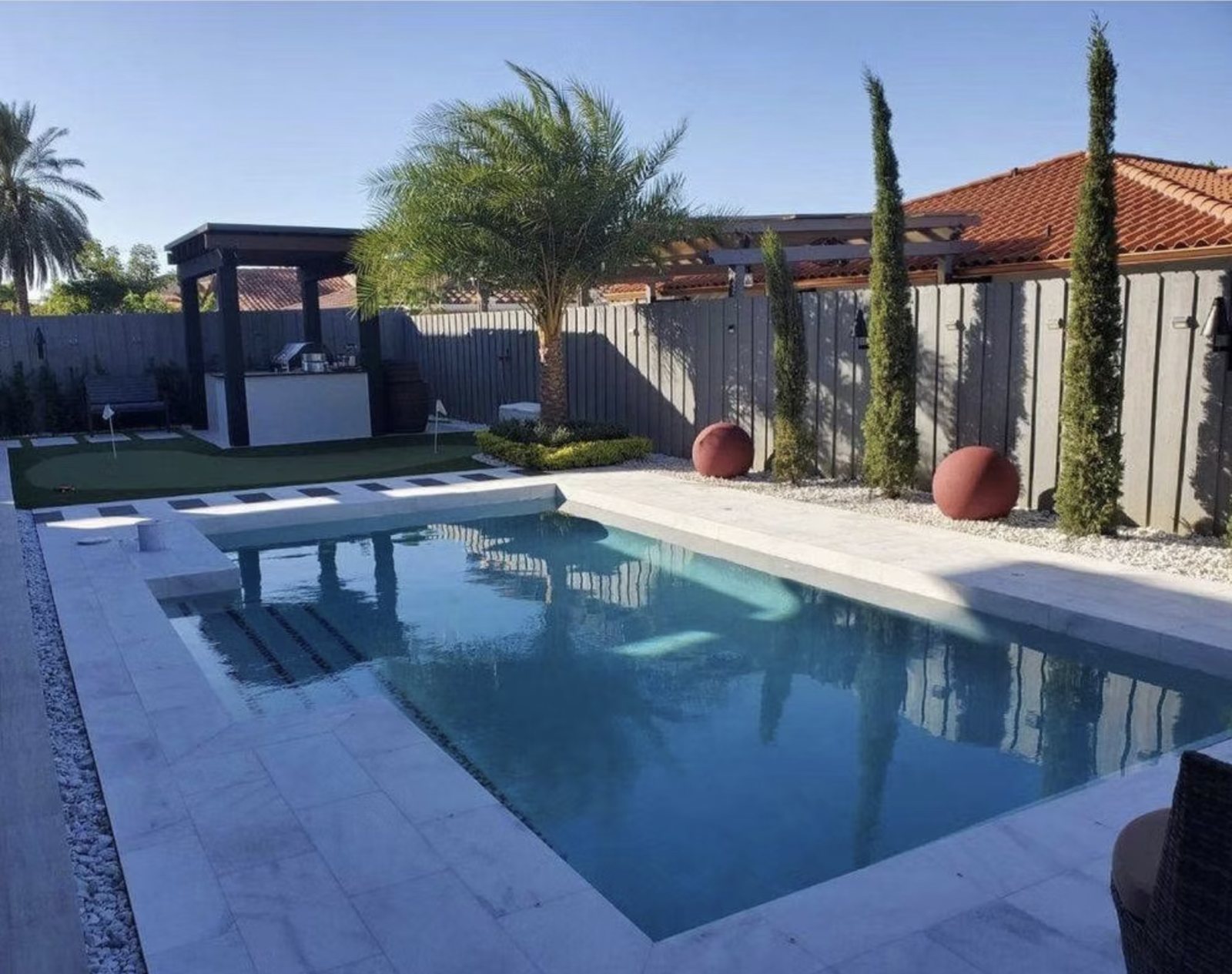 Pisces Pool & Construction Corp pool project
